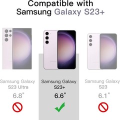 Case for Samsung Galaxy S23+ / S23 Plus 5G 6.6-Inch, Shockproof Bumper Protectiv