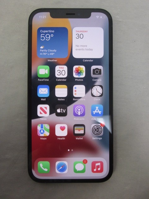 Apple iPhone 12 A2172 64GB Unlocked Black 100% Battery Health