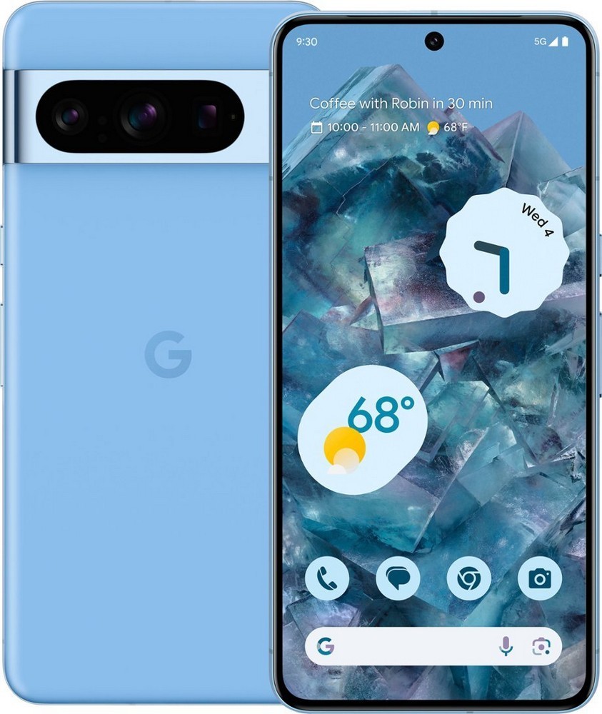 Google Pixel 8 Pro, Unlocked | 128 GB, Blue, 6.7 in Screen | B- Grade | G1MNW