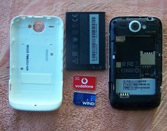 Original HTC Wildfire A3333 Smartphone Android 3G 5.0MP White-Silver Metallic
