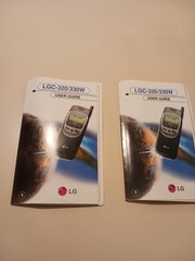 Vintage LGC-330W Flip Phone CDMA Dual Band Digital Cellular Phone Large LCD