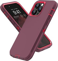iPhone 14 Pro Max Case Heavy Duty Hybrid Shockproof Bumper Durable Phone Cover