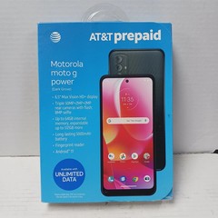 AT&T Prepaid Motorola Moto G Power (64GB) 6.5” 50MP 64GB – Dark Grove – {SEALED}