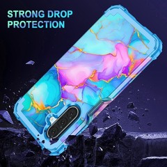 Galaxy A17 5G Case, Heavy Duty Full Body Shockproof Protection 3 in 1 Hybrid Cas