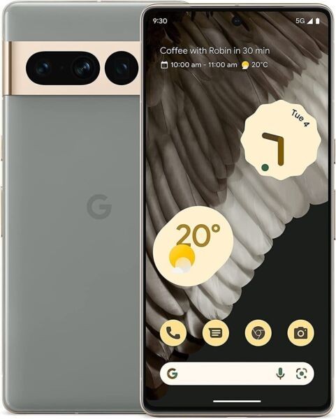 Google Pixel 7 Pro GE2AE Unlocked 256GB Hazel C Light Burn