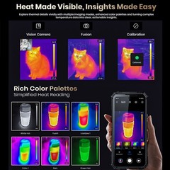 5G Thermal Imaging Camera Rugged Phone Android 16 Rangefinder Outdoors FOSSiBOT