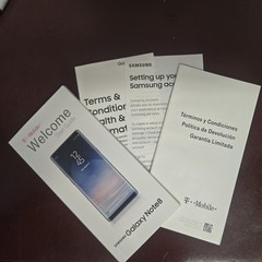 Samsung Galaxy Note8 64GB Orchid Gray T-Mobile. Carrier Locked. Good Connection