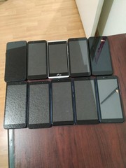 Lot of 10 Mixed Brand WIKO U316AT/SKY Elite p55Max and other Smartphone For part