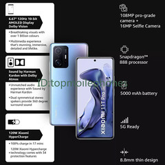 Xiaomi 11T Pro 5G 128/256GB 8/12GB RAM Dual SIM 108MP Snapdragon 888 New Sealed