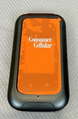 Consumer Cellular Iris Flip Phone (8GB) 5.0MP Camera 4G LTE | Black