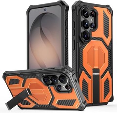 Strong Magnetic & Built-in Stand for Samsung Galaxy S25 Ultra Case, Shockproof