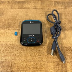 LG Remarq LN240 2.4&Prime; LCD Bluetooth Sprint Cellular Slider Cell Phone Turquoise