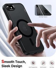 iPhone SE Case: iPhone 8 Phone Case with Screen Protector X2 and Camera Cover X2