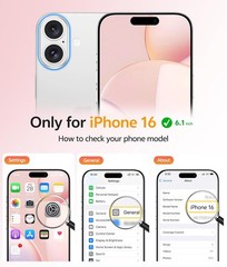 iPhone 16 Case: Translucent Matte Cases with Full Camera Protection – Light Pink