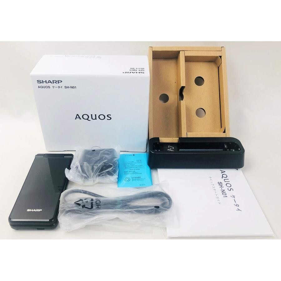 SHARP AQUOS KEITAI BLACK SH-N01 Android Flip Phone Unlocked 601SH Used