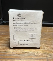 Backup Cube For iPhone/iPad (READ DESCRIPTION)