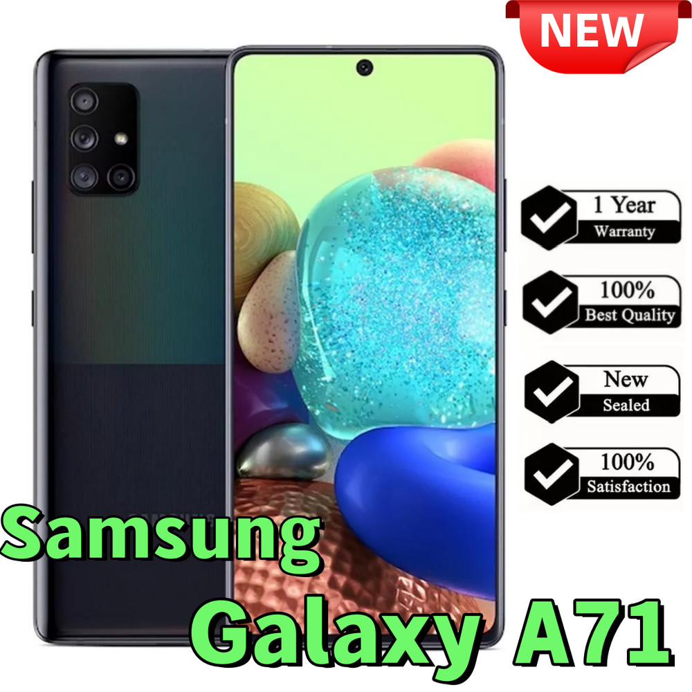 New Samsung Galaxy A71 5G SM-A716U Prism Cube Black 128GB AT&T T-Mobile Unlocked