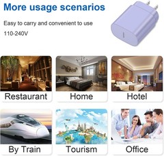 25W USB-C Fast Charger Adapter for iPhone 17, Samsung Galaxy S25/S24