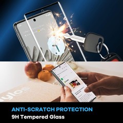 3PCS 3D Curved Screen Protector for Pixel 7 Pro 6.7 Inch Anti Fingerprint Case F