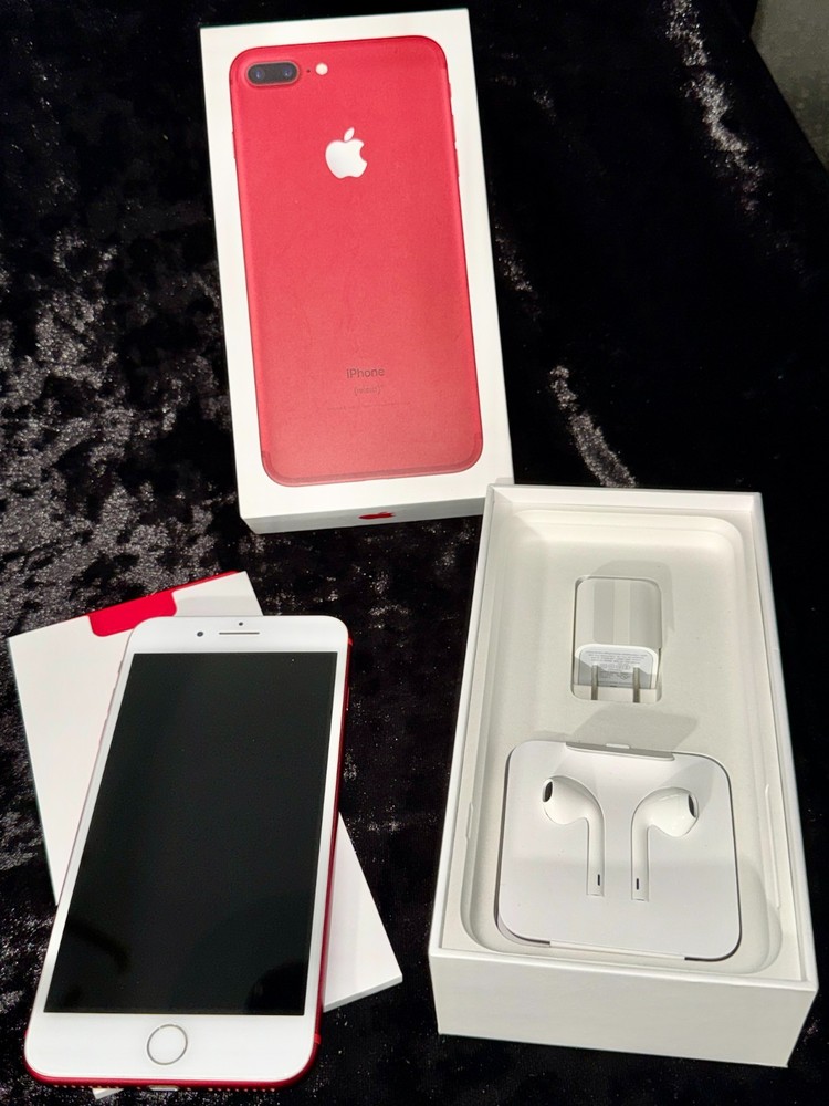 iPhone 7 Plus RED – A1784 – Wi-Fi + Cellular LTE – VGC – Includes Box