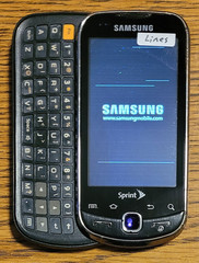 Samsung Intercept SPH-M910 – Gray ( Virgin Mobile ) Android Smartphone – READ