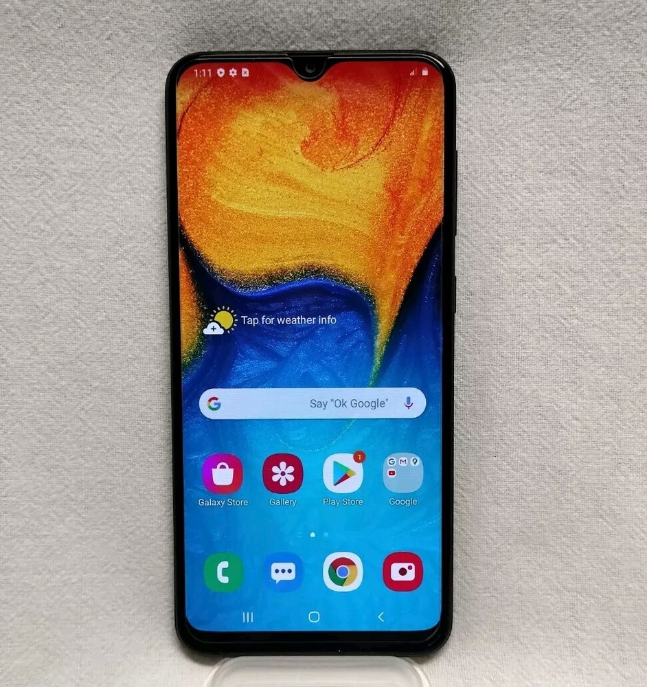 Samsung Galaxy A20 SM-A205U – 32GB – Black (Boost Mobile) (Single SIM)