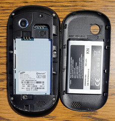 Samsung Sunburst SGH-A697 – Black and Silver ( AT&T ) Rare GSM Phone – Bundled
