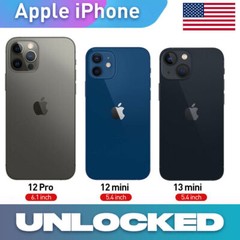 New Sealed Apple iPhone 12 Mini | 13 Mini 5G 128GB 256GB 512GB ( US Unlocked )