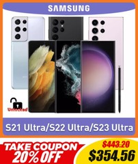 New Samsung Galaxy S23 Ultra/S22 Ultra/S21 Ultra 5G Factory Unlocked Smartphone