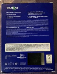 Motorola Moto G6 – 32GB – Black (TracFone locked) Fingerprint Sensor