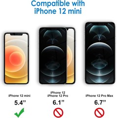 3PCS Screen Protector for iPhone 12 mini 5.4 Inch Tempered Glass Film