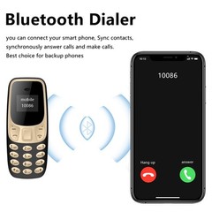 SERVO Mini Mobile Phone 2/3 SIM GSM Bluetooth Dialer Magic Voice Call Recording