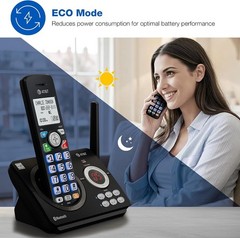 DECT 6.0 Cordless Phone, 2-Handset – Smart Call Blocker, Bluetooth Connect to Ce