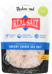 Real Sea Salt – Natural Unrefined Gluten Free Coarse, 16 Ounce Pouch (1 Pack)