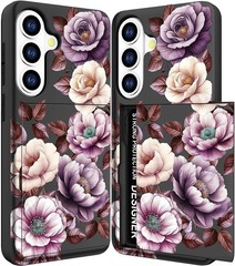 Cute Wallet Case for Women Compatible with Samsung Galaxy S26, Rugged Card Holde