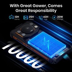 Unlocked FOSSiBOT F110 PRO 5G 4G Rugged Phone Android 15 Bid Speaker Waterproof