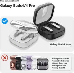 2026 New Silicone Case for Samsung Galaxy Buds 4 & Buds 4 Pro, Blue Cover