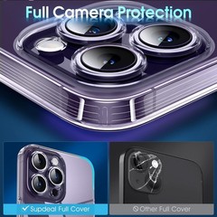 Crystal Clear Case for iPhone 14 Pro, Shockproof Protective Phone Case, 6.1 inch