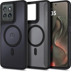 Magnetic for Motorola Edge-2025 Case, Black | Translucent Matte Scratch-Resistan