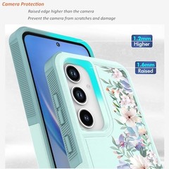 Samsung Galaxy A35/A55 5G Case – Cute Floral Design, Slim Soft TPU Bumper, Shock