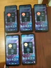 Lot of 5 Cloud Mobile Stratus C8 32GB Smartphone Black