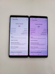 LOT OF 2 Used Samsung Galaxy Note 8 5G SM-N950U 64 GB Black Unlocked **READ**