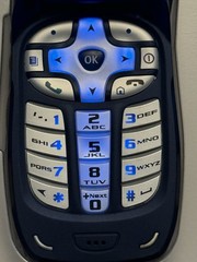 Motorola i760 – Blue and Silver ( Nextel ) Rare iDEN PTT Flip Phone Used