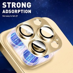 2PCS Camera Lens Protector for iPhone 12 Pro, Metal Aluminum, Anti-Scratch