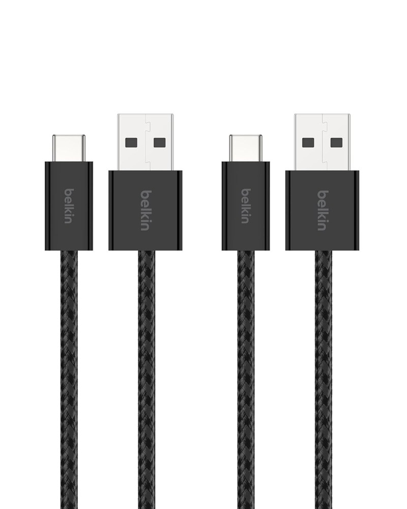 2-Pack 15W Type-C Fast Charger for iPhone 17 & Galaxy S26 3.3ft