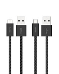 2-Pack 15W Type-C Fast Charger for iPhone 17 & Galaxy S26 3.3ft