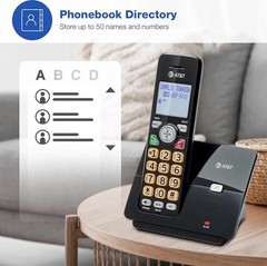 3-Handsets Landline Home Phone with Caller Id/Call Waiting, Cordless Phone DECT