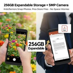 4G Cell Phone – New Android 14 Go Edition Smartphone, 6&Prime; Display, 2GB+32GB (2…
