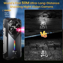6.78&Prime; FOSSiBOT F113 5G Rugged Smartphone Android 15 64MP Night Vision Outdoors