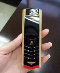 V9 Unlocked Dual SIM cards GSM Metal Body Leather Luxury Mobile Phone Cellphone